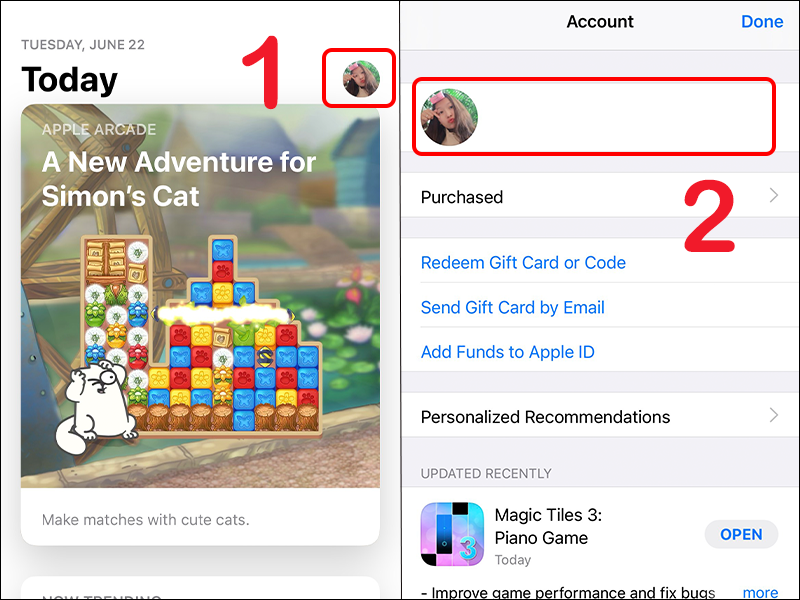 Truy cập App Store trên iPhone